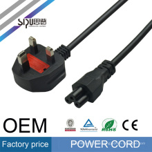 SIPU high quality uk BS cord stranded copper ac power cable for PC